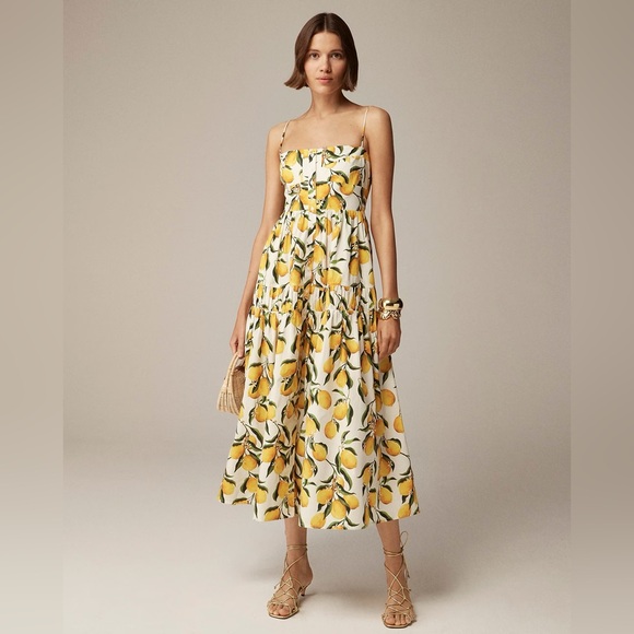 J. Crew Dresses & Skirts - J. Crew Women’s A-line midi dress in limoncello